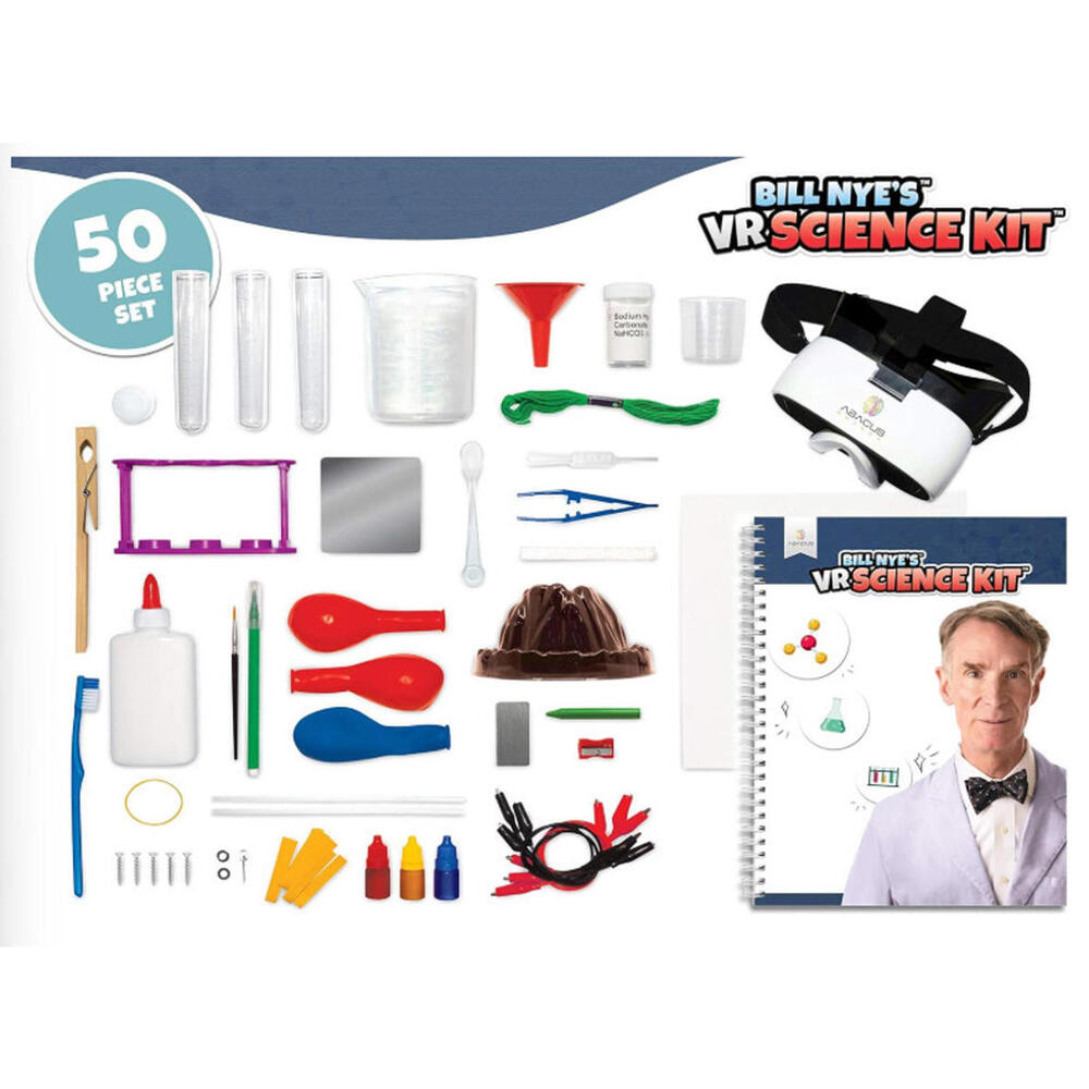 Abacus Bill Nye VR Science Kit Virtual Reality STEM Learning Set for Kids New